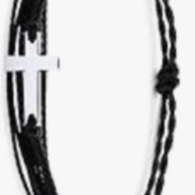 Cross Bracelet - BLACK item
