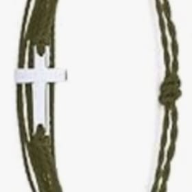 Cross Bracelet - ARMY GREEN item