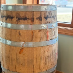 J. Carver Distillery Whiskey Barrel item