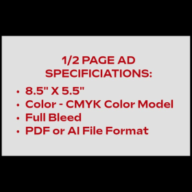 1/2 PAGE COLOR - Inside Program Book item