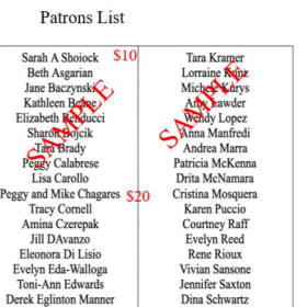 Single Name Patron item