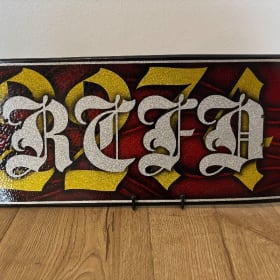 Custom Painted Skateboard Deck item