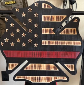 Maltese Cross Wooden Sign item