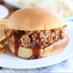 Pulled Pork Sandwich Plate item