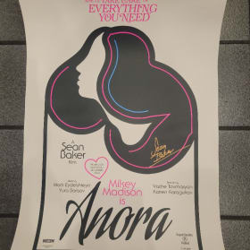 ANORA Silkscreen Poster 18x24 Signed by Sean Baker item