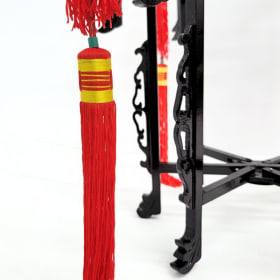 Hand Carved Chinese Lantern with Tassels item