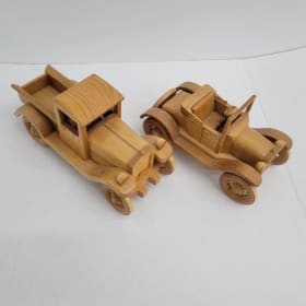Handmade Wooden Car & Truck Toy item
