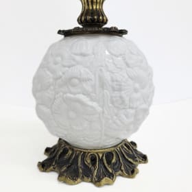 Fenton White Milk Glass Lamp item