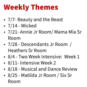 The Broadways Original Summer Camp item