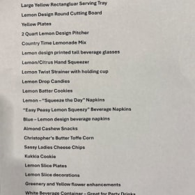 Easy Peasy, Lemon Squeezy Gift Basket item