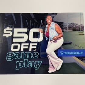 7. Topgolf Gift Certificate item