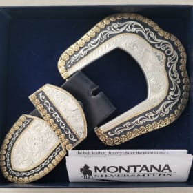 3. - Silver Belt Buckle item