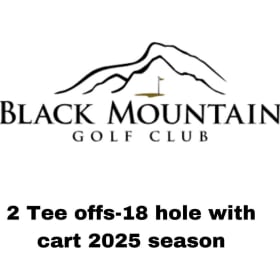 2 Tee off passes with cart item