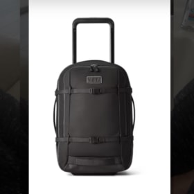 35L/22in wheeled luggage, black item