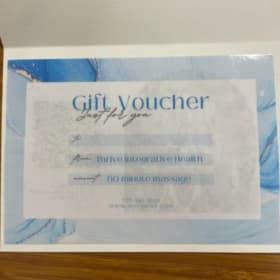 60 Massage Voucher item