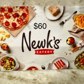 $60 gift certificate to Newks item