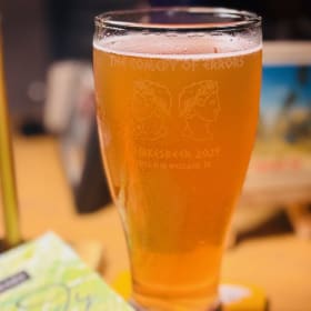 The Comedy of Errors Limited Edition Pilsner Beer Glass item