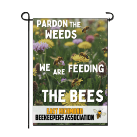 Weatherproof Garden Flag (no pole) - PARDON THE WEEDS item