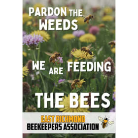 Weatherproof Garden Flag (no pole) - PARDON THE WEEDS item