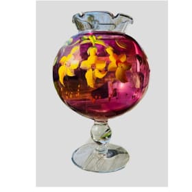 Lot of 3 Vintage Glass Pieces - Fenton, Victorian item