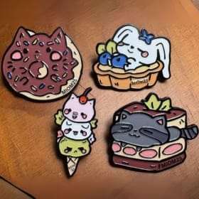 2025 Animal Dessert Trading Pin Set item