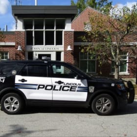 Ride to School in a Lincoln Police Car item