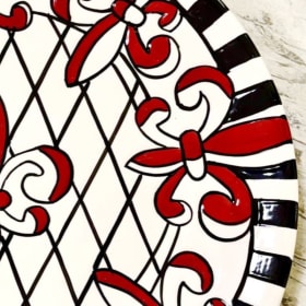 ITEM#3: Fleur De Lis Platter item