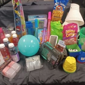 Lot#123 Beach Trip! Percussion Section Basket Value $ 140 item