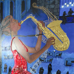 "Play That Sax Queen" item