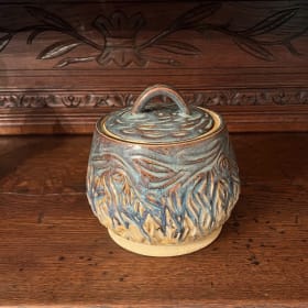 “Pottery for Pups” Treat Jar by Laurie Ryba item