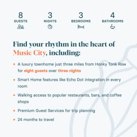 Nashville Lights for 8 Guests item