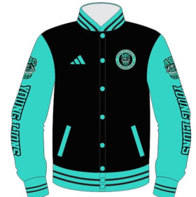 ABC Varsity Jacket (Teal) item