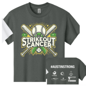 "STRIKEOUT CANCER" T-shirt (Shirts can be picked up at game) item