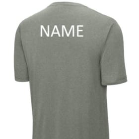 Performance Wicking T-shirt w/ name printed on back item