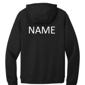 Nike Hooded Sweatshirt w/ name printed on back item