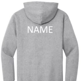 Hooded Sweatshirt w/ name printed on back item