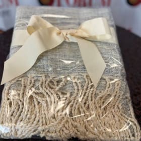 Hand Woven Throw Blanket item