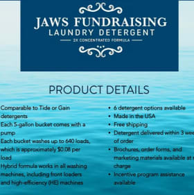JAWS Detergent 50 Gallon Bucket item