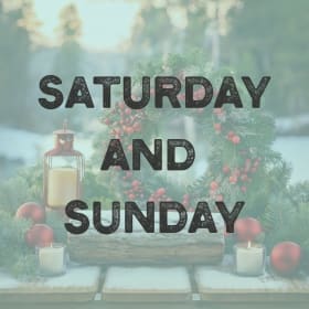 Saturday & Sunday Vendor item