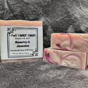 Rosehip & Jasmine Goats Milk Soap item
