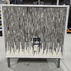 Lot # 161 Bone Inlay Cabinet By: New Frontier Value $799 item