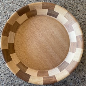 6. Handcrafted Wooden Bowl item