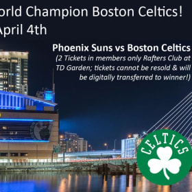 Two Tickets- Members Only Rafters Club-Celtics-April 4 2025 item