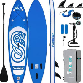 FunWater Inflatable Stand Up Paddle Board with Accesories item
