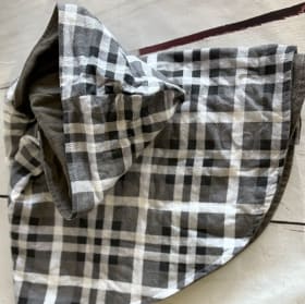 Flannel car seat poncho blanket item