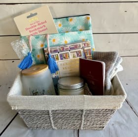 Cozy book basket item