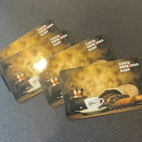 $25 Coco Espresso Bar gift cards #1,2 item