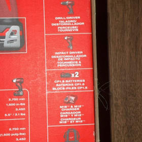 Milwaukee Drill set item