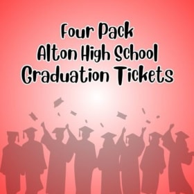 Lot # 95 AHS graduation tickets (4) Donated by AHS admin item