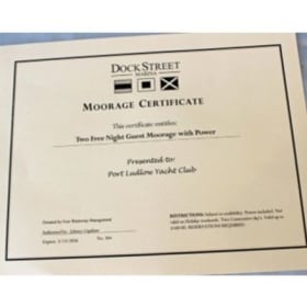 Dock Street Marina Moorage item